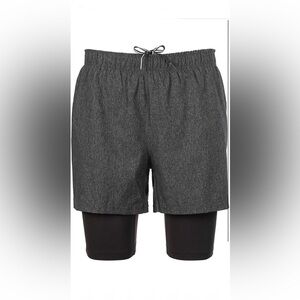 Men’s👱🏽‍♂️Black Quick Dry Running🏃🏻‍♂️ Athletic Short🩳w Pocket Sz L